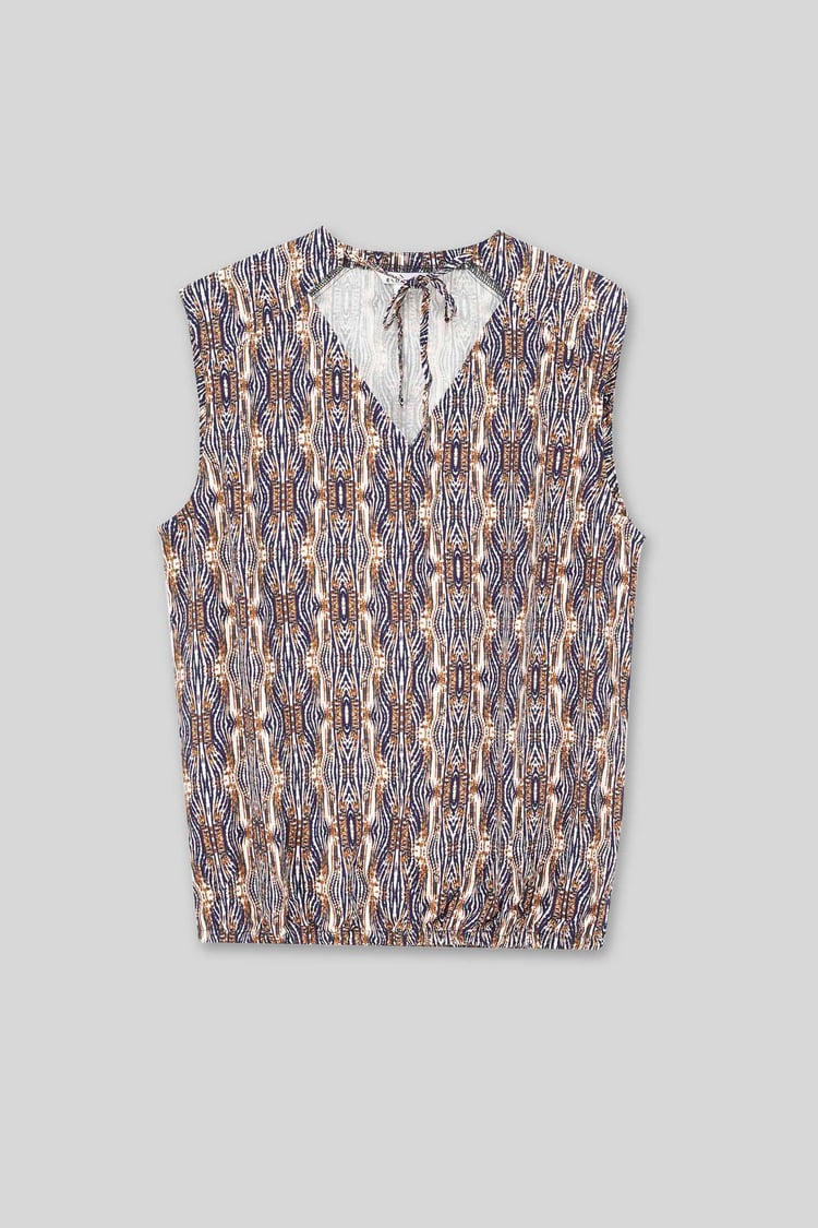 Womens Tie Neck Tops