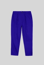 Womens Pleated Cropped Trouser