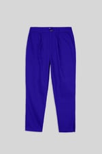 Womens Pleated Cropped Trouser