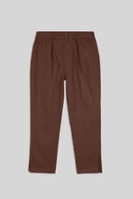 Womens Pleated Cropped Trouser