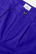 Womens Pleated Cropped Trouser