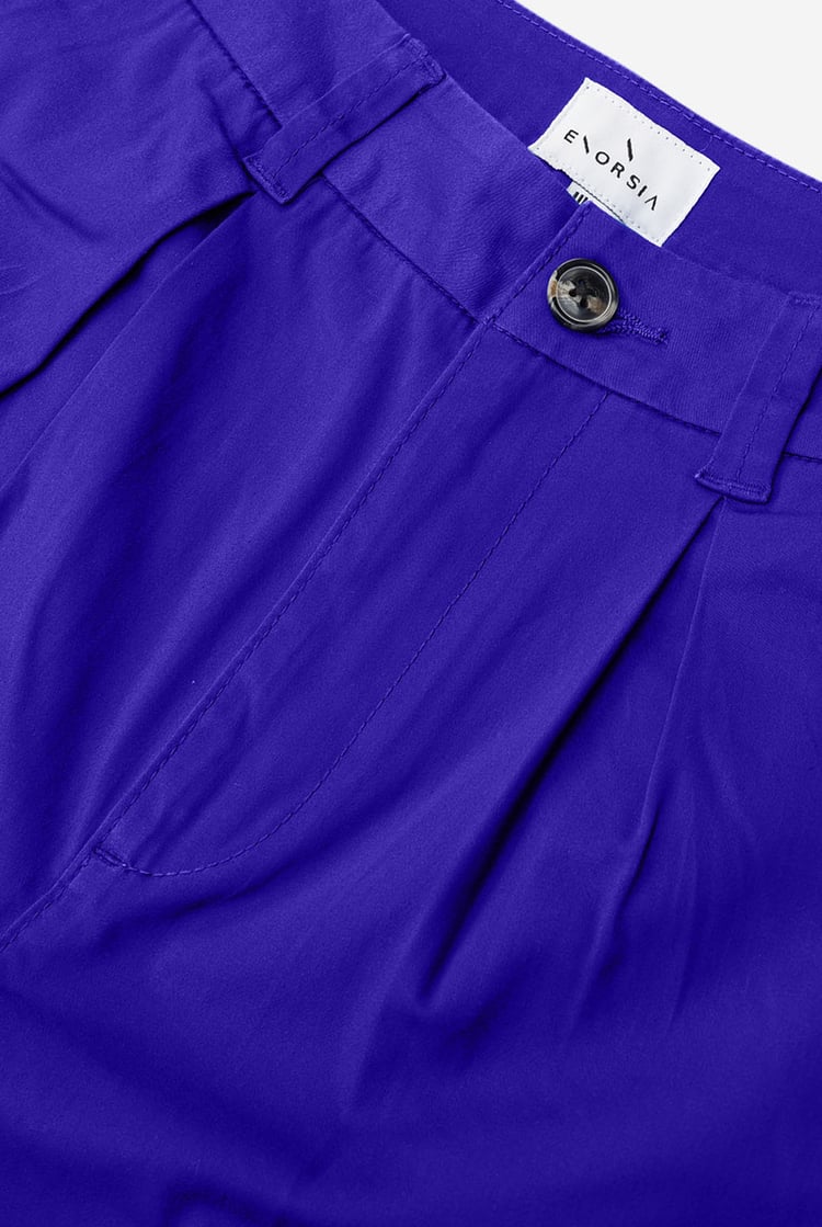 Womens Pleated Cropped Trouser