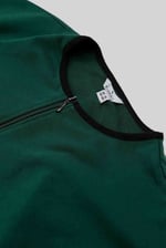 Womens Drop Shoulder Zip Through Top