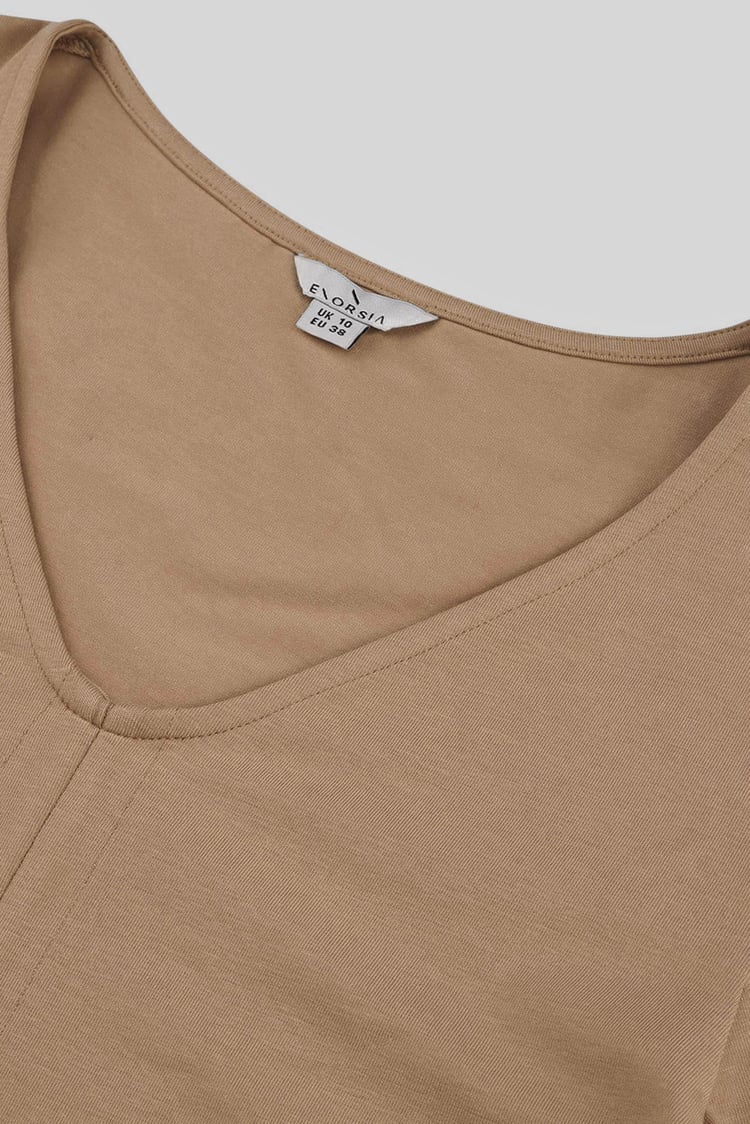 Womens Ruched Long Sleeve Crop Top