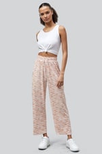 Zebra Print Straight leg Trousers