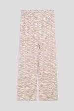 Zebra Print Straight leg Trousers