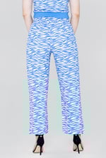 Zebra Print Straight leg Trousers