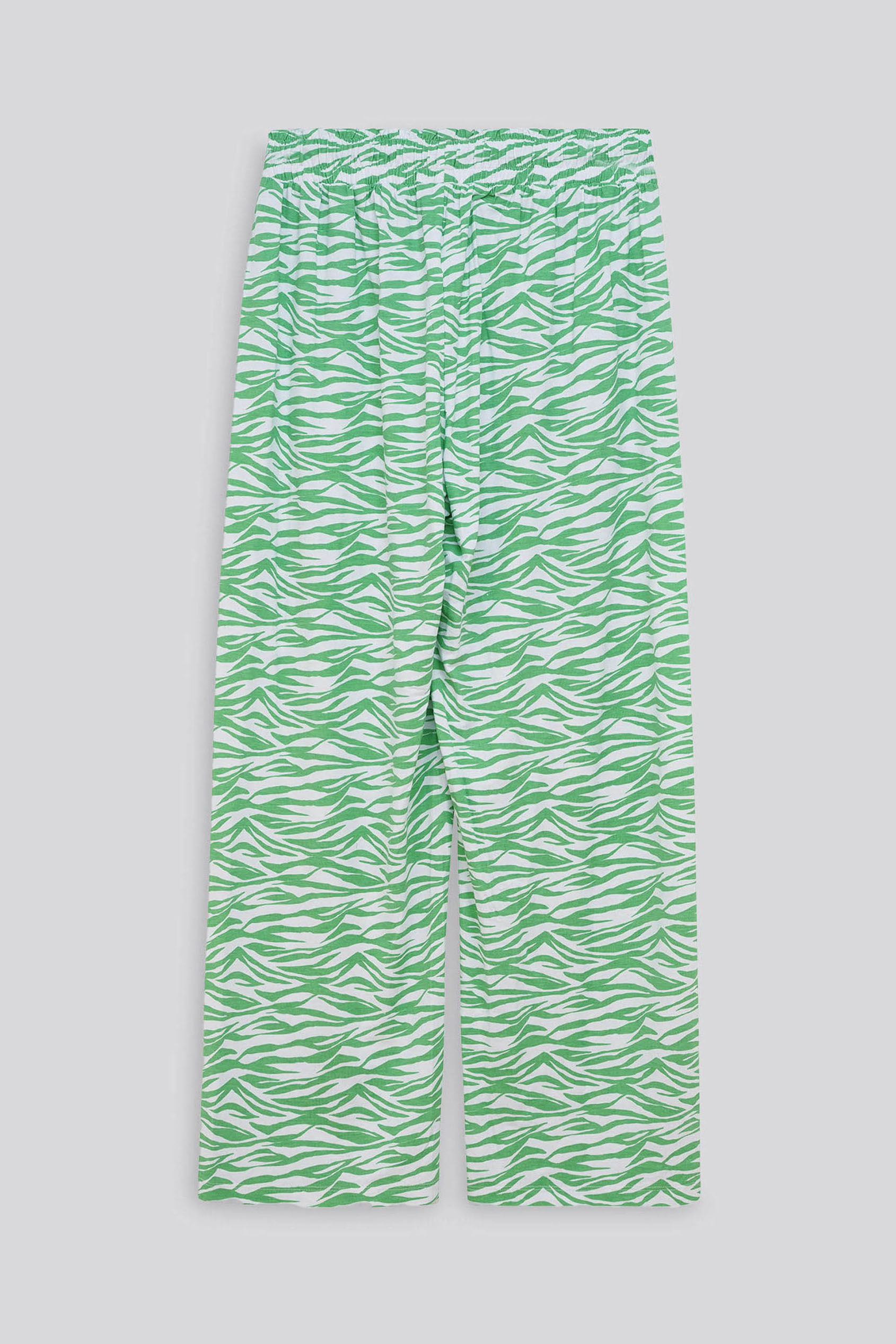 Zebra Print Straight leg Trousers