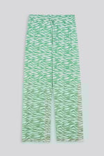 Zebra Print Straight leg Trousers