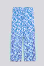 Zebra Print Straight leg Trousers