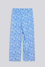 Zebra Print Straight leg Trousers