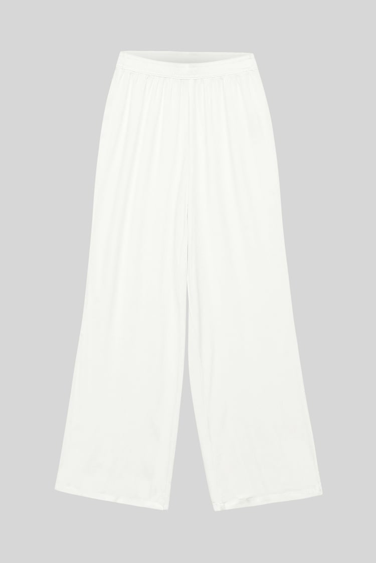 Crepe Viscose Wide Leg see through Trousers