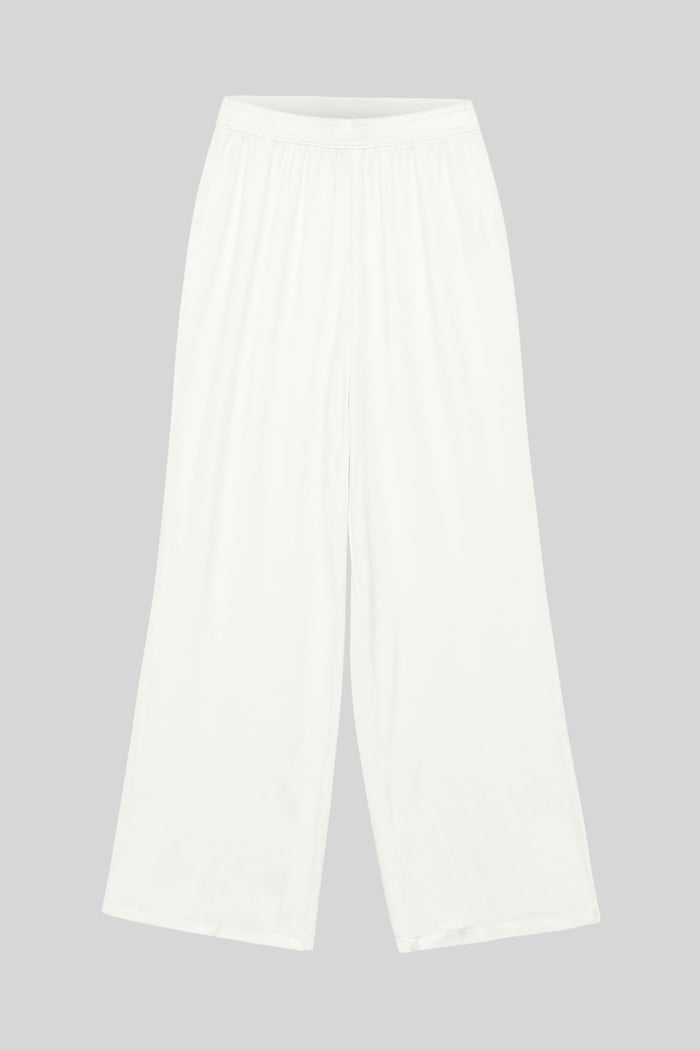 Crepe Viscose Wide Leg see through Trousers