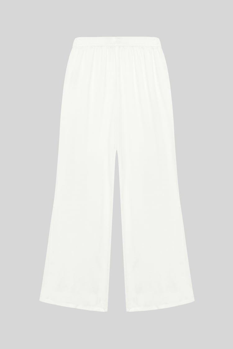 Crepe Viscose Wide Leg see through Trousers
