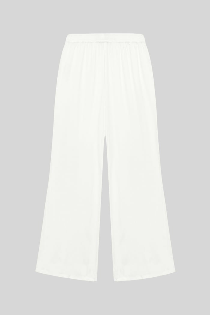 Crepe Viscose Wide Leg see through Trousers