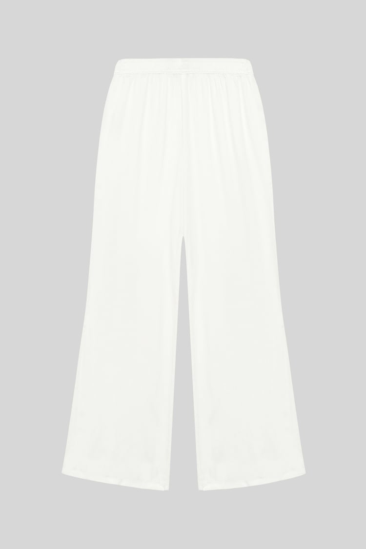 Crepe Viscose Wide Leg see through Trousers