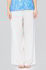 Crepe Viscose Wide Leg see through Trousers