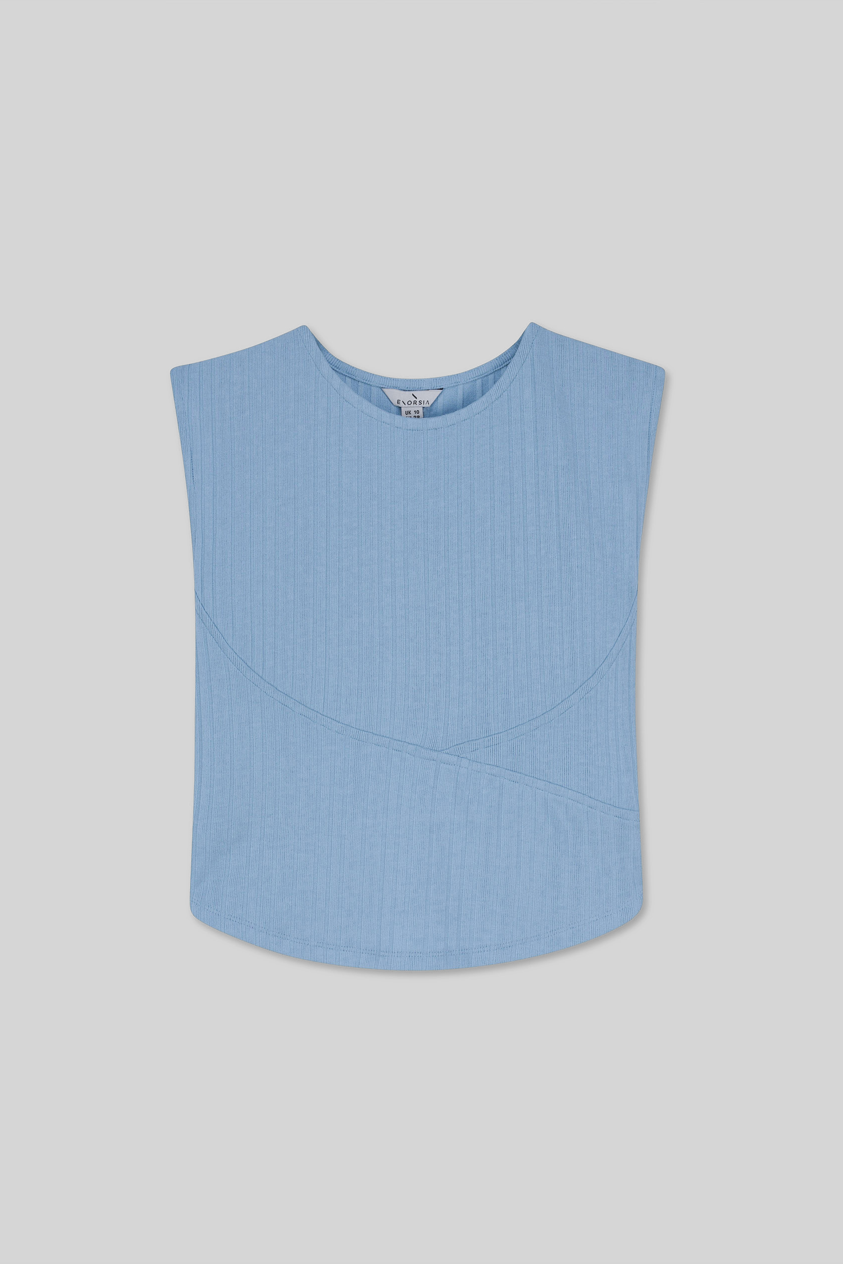 Sleeveless Curve Hem Workout Top