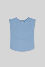 Sleeveless Curve Hem Workout Top