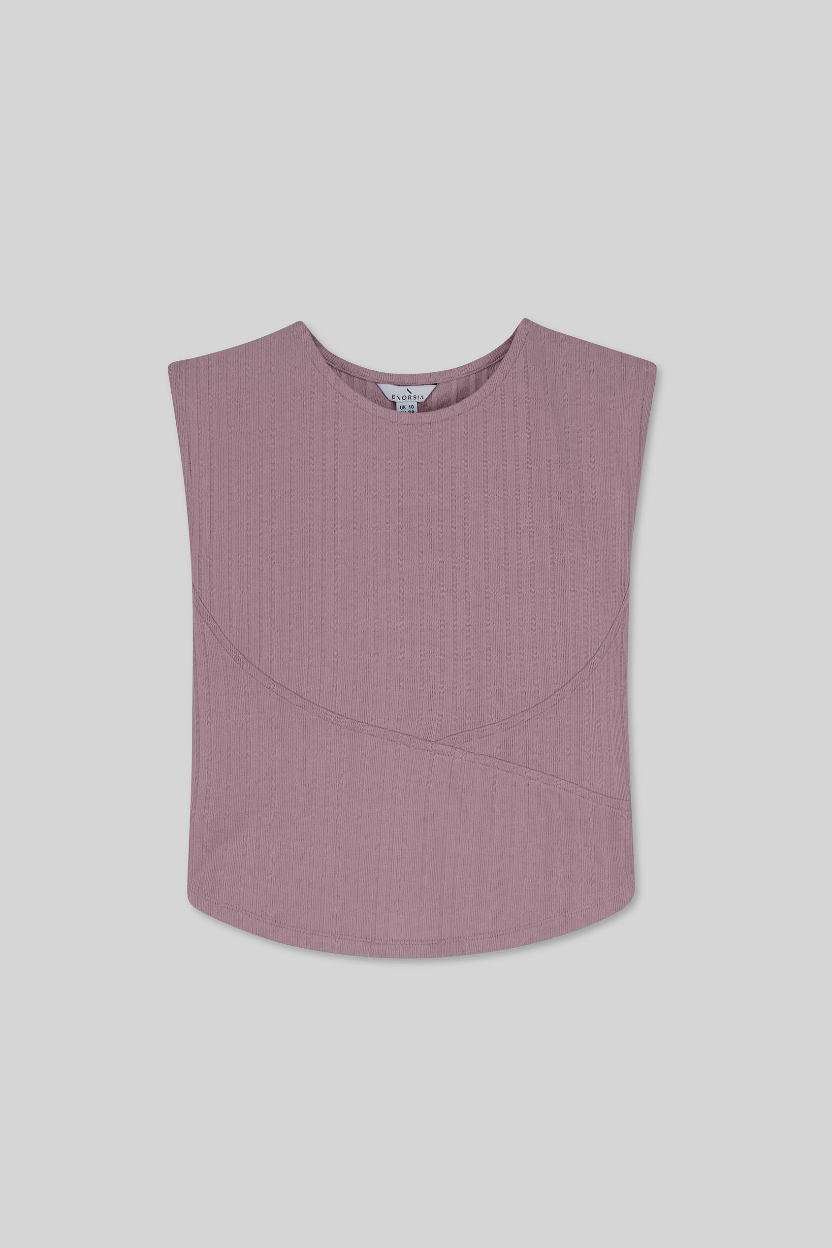 Sleeveless Curve Hem Workout Top