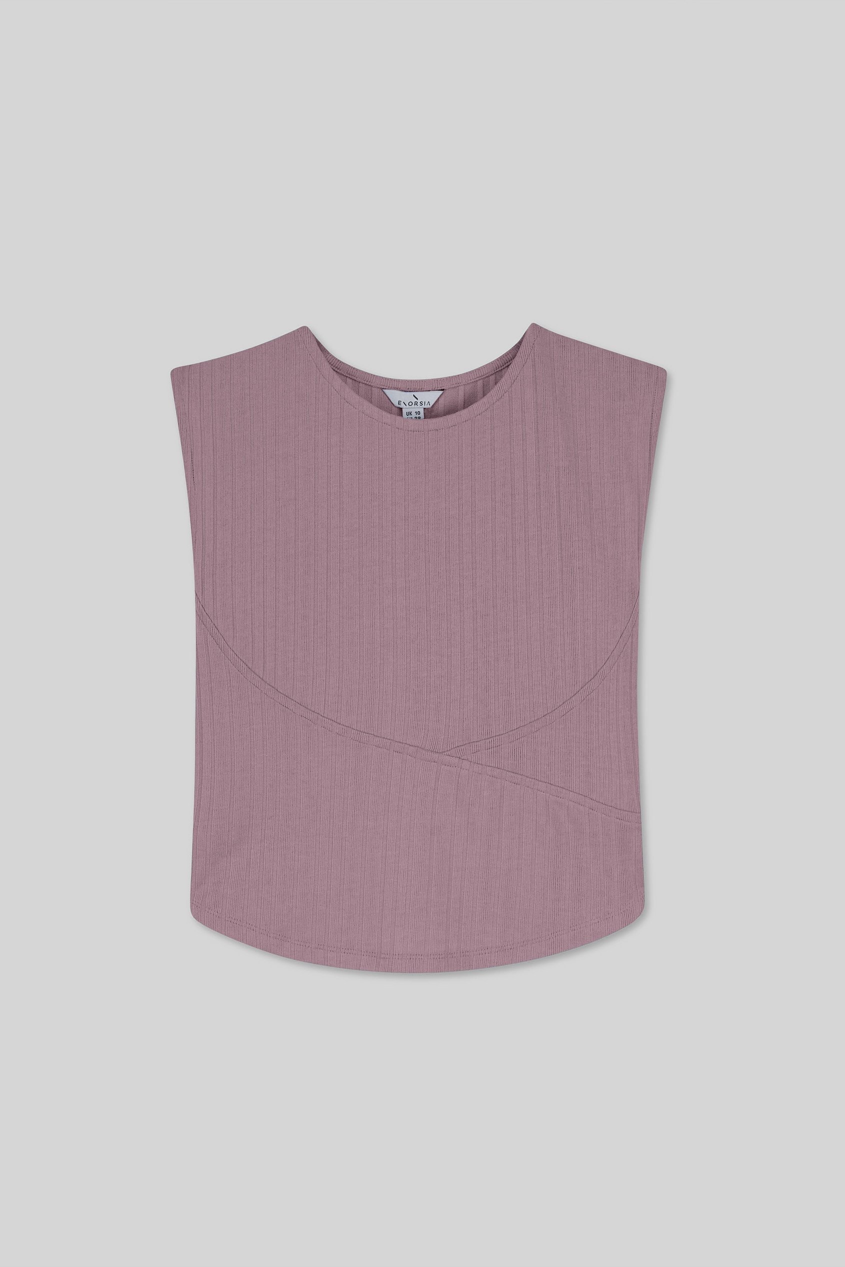 Sleeveless Curve Hem Workout Top