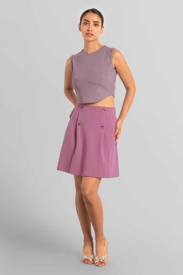 Sleeveless Curve Hem Workout Top