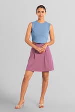 Sleeveless Curve Hem Workout Top