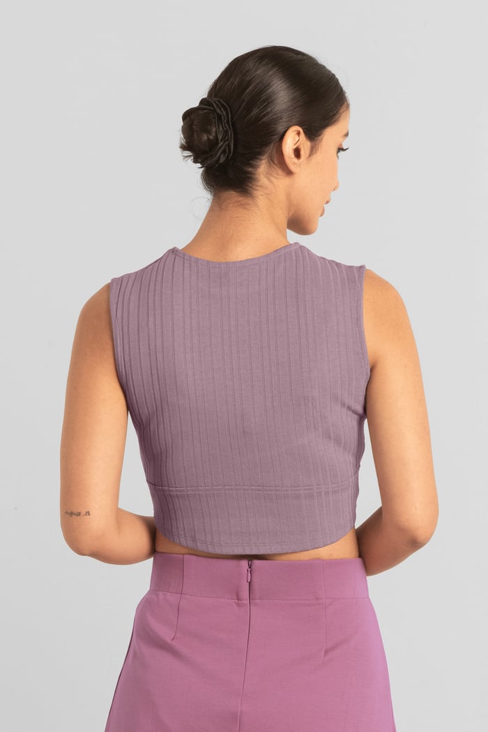 Sleeveless Curve Hem Workout Top