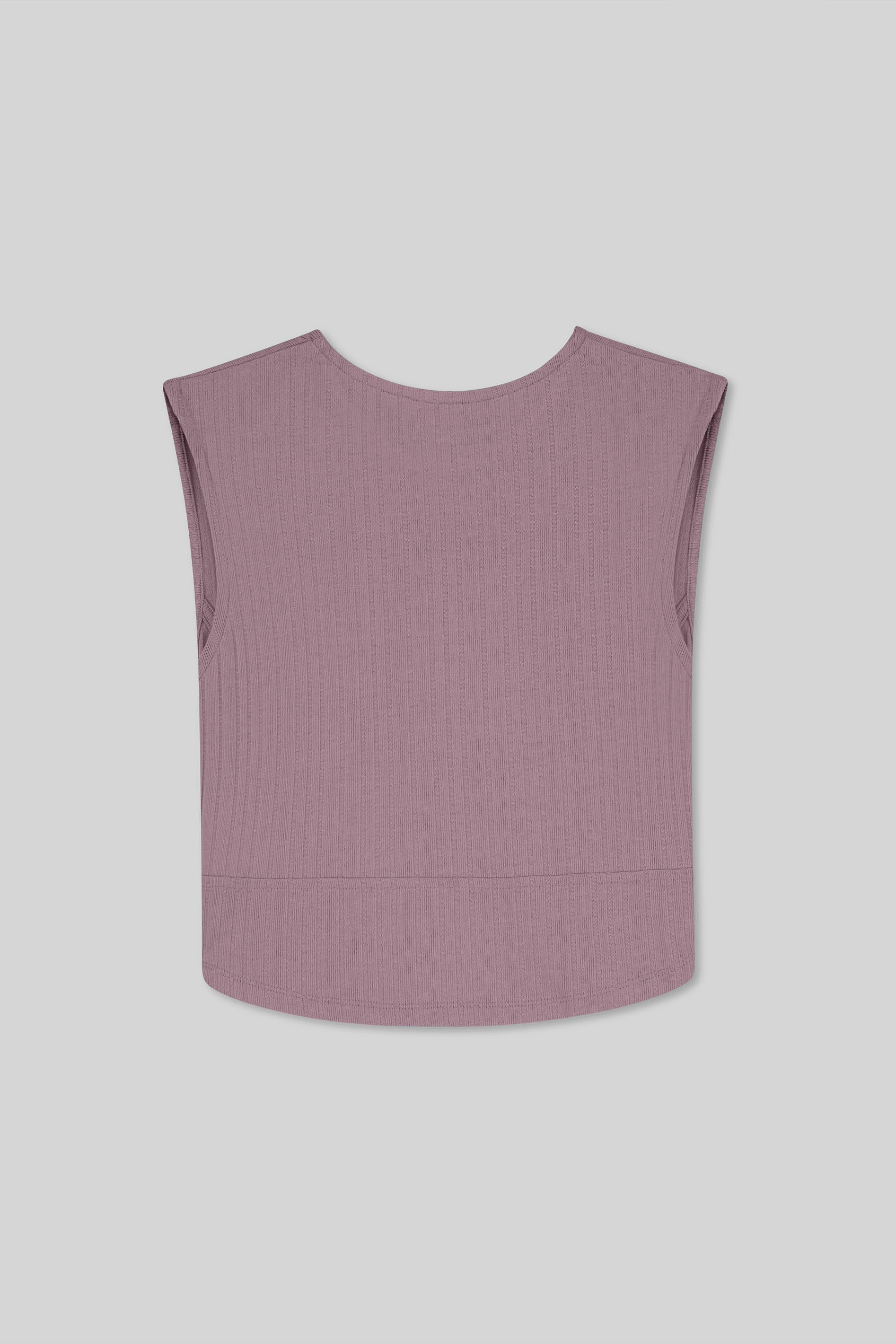 Sleeveless Curve Hem Workout Top