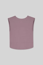 Sleeveless Curve Hem Workout Top