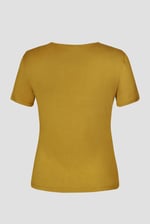 Key Hole Detail Short Sleeve Viscose Top