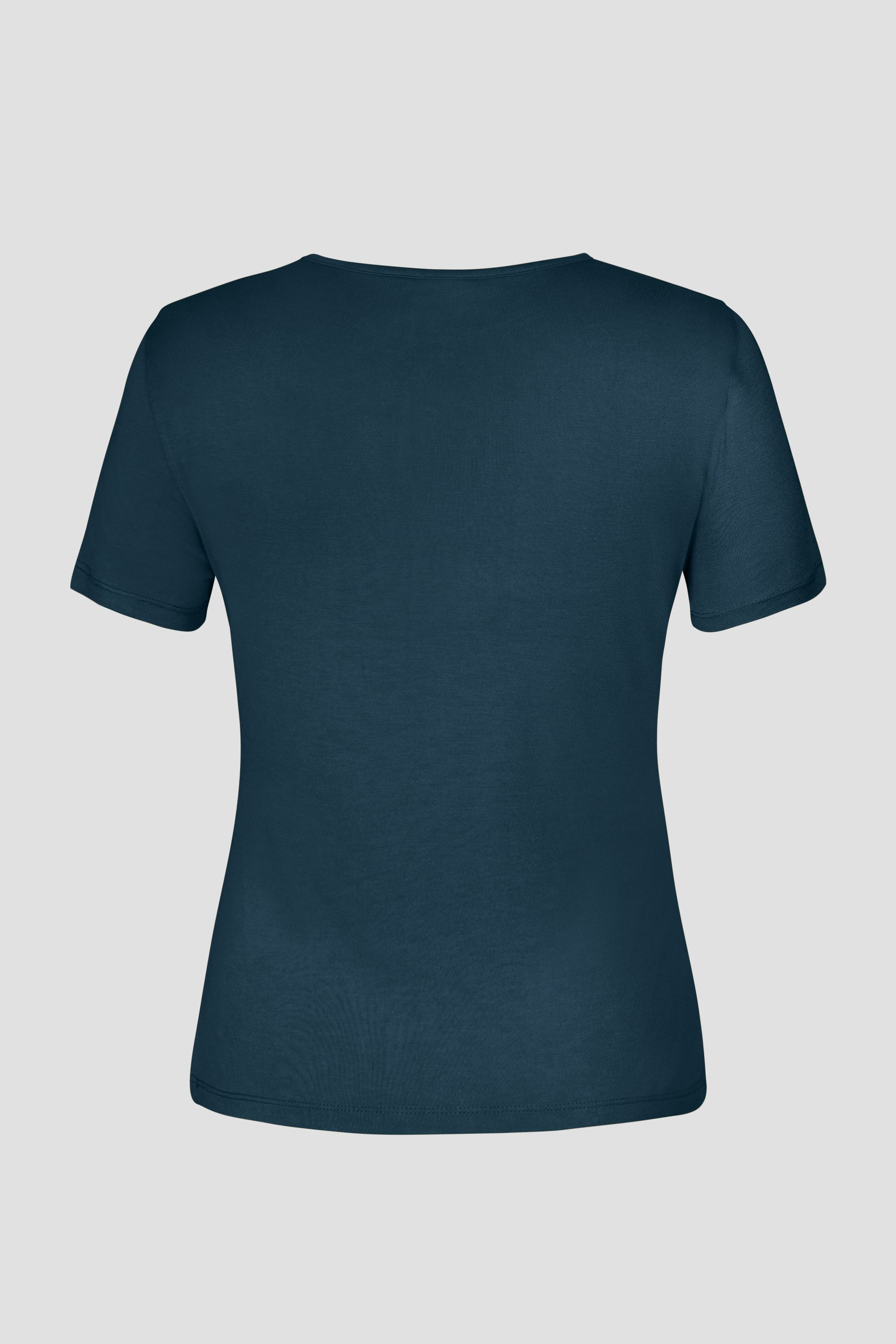 Key Hole Detail Short Sleeve Viscose Top