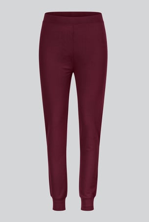 Maroon Soft Waffle Jersey Joggers