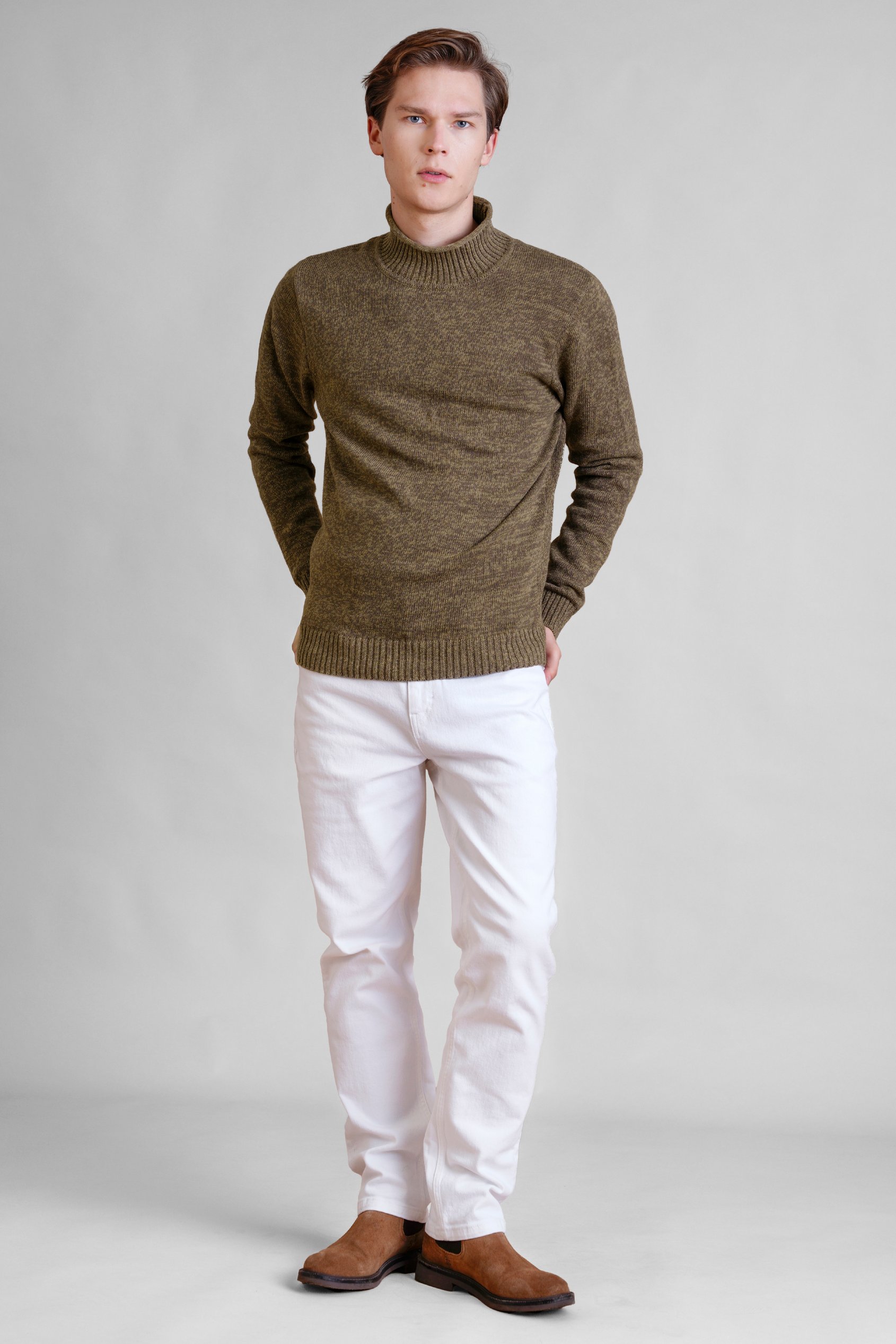 Men's High Neck Premium Jumper
