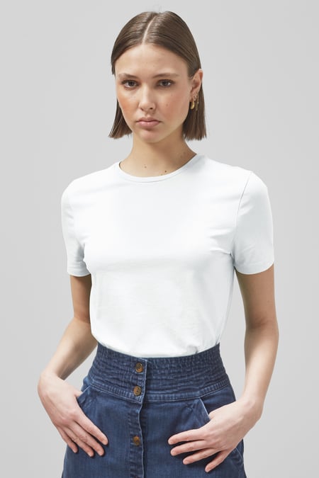 Navy Essential Crew Neck T-Shirt