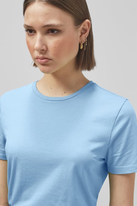 Blue Essential Crew Neck T-Shirt