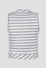 High Neck V-Cut Crop Top