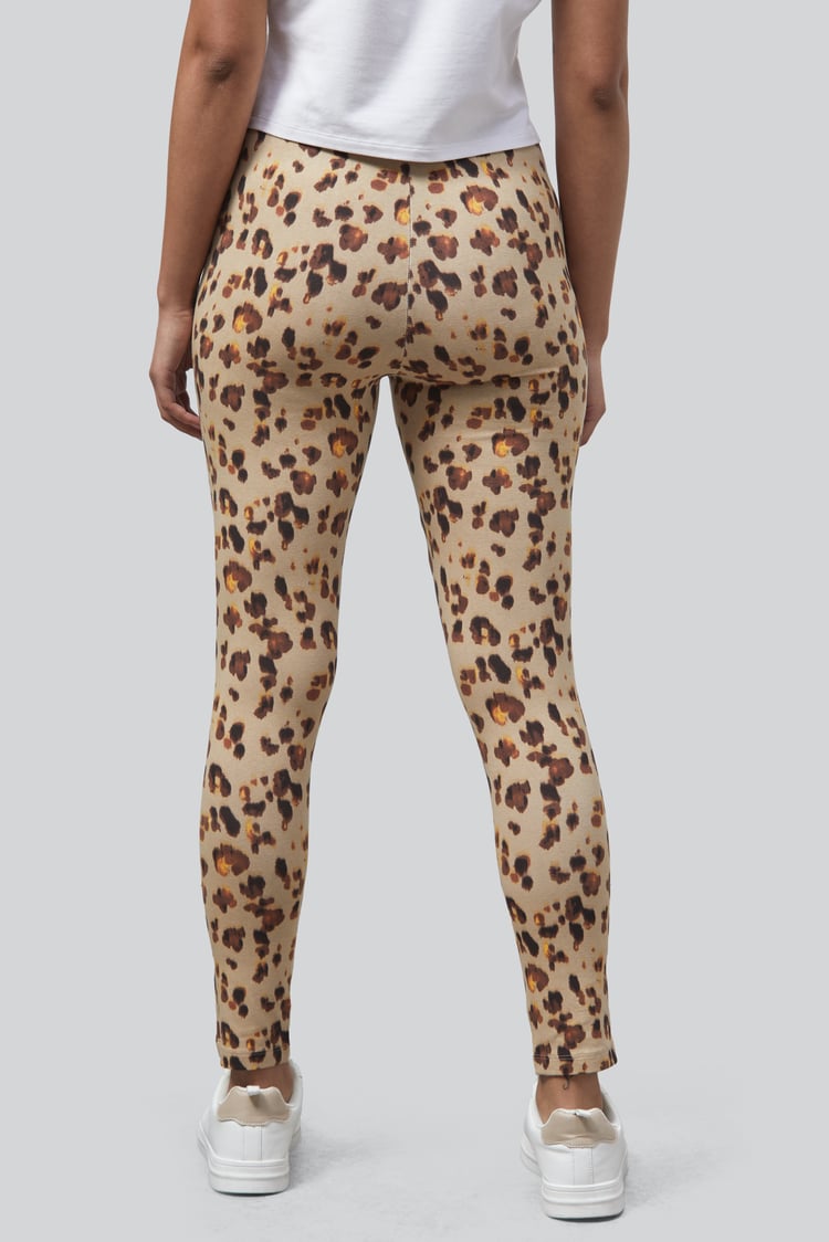 Leopard Print Regular length Leggings