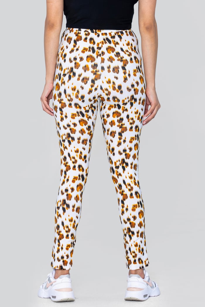 Leopard Print Regular length Leggings