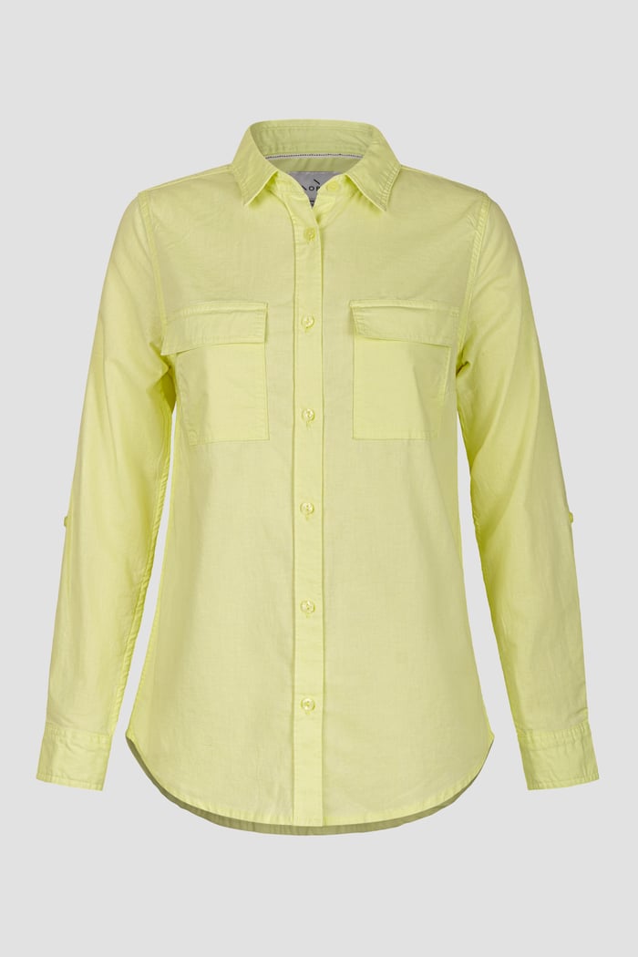 Relaxed Fit Cotton-Linen Shirt