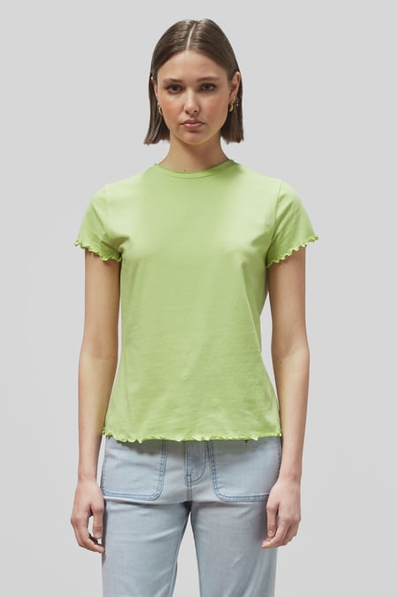 Green Lettuce Edge T-Shirt