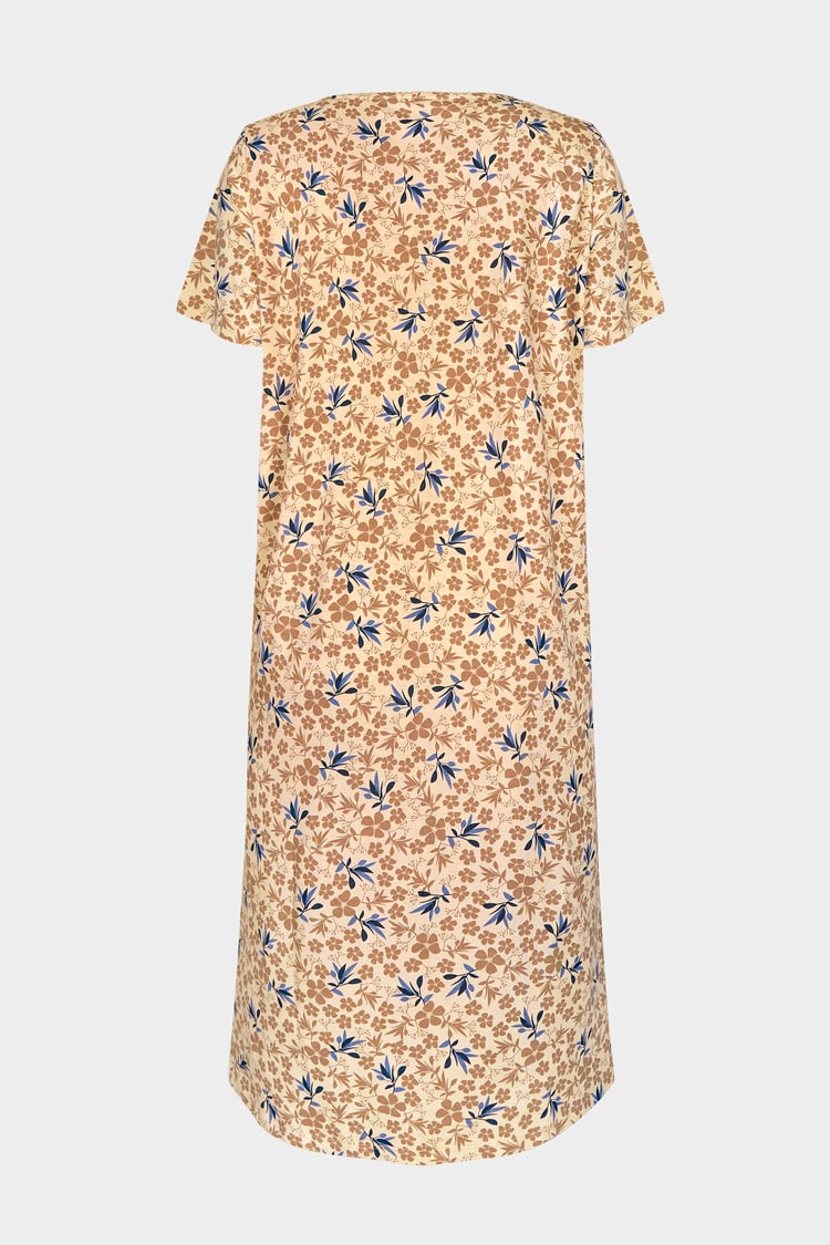 Pleated Details S/S Nightdress