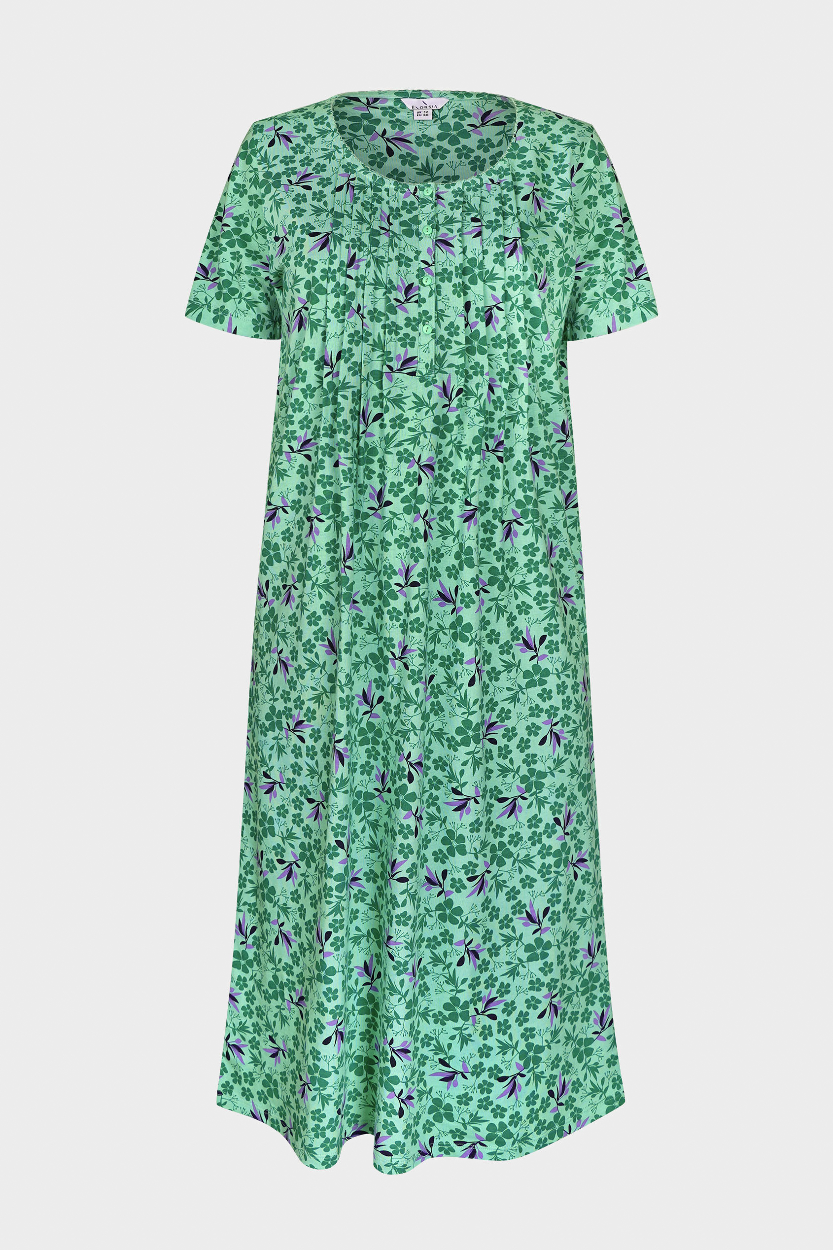 Pleated Details S/S Nightdress