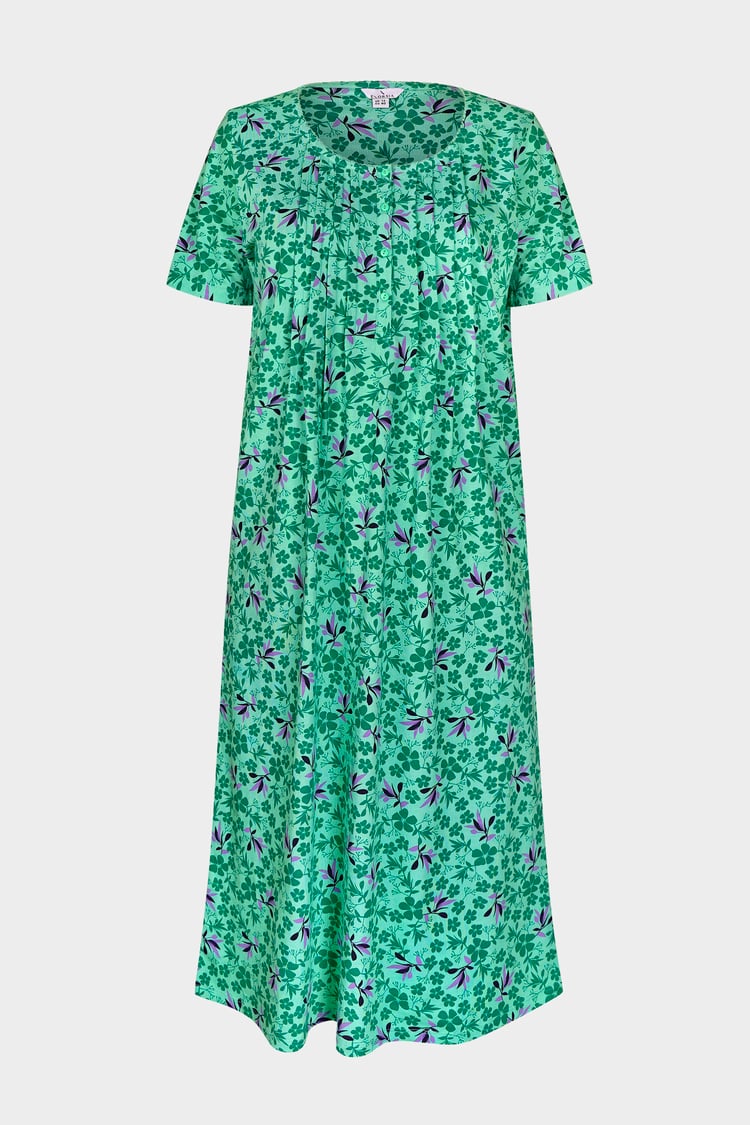 Pleated Details S/S Nightdress