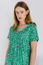 Pleated Details S/S Nightdress