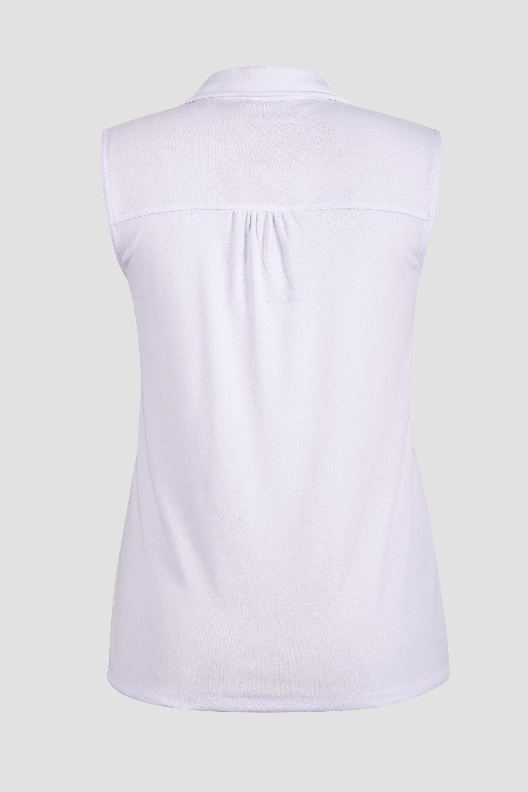 Sleeveless Printed Tie Hem Tops