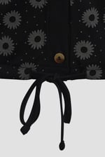 Sleeveless Printed Tie Hem Tops