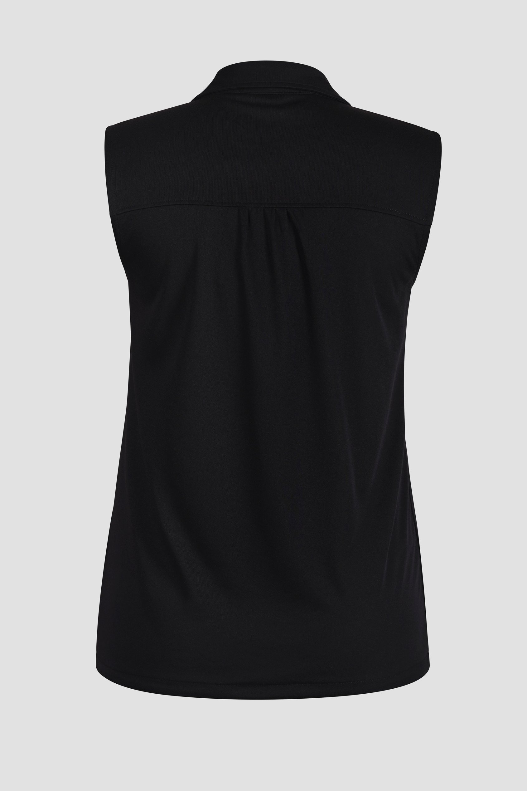 Sleeveless Printed Tie Hem Tops