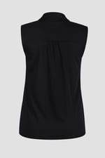 Sleeveless Printed Tie Hem Tops