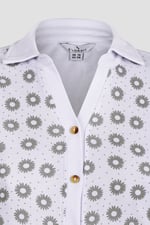 Sleeveless Printed Tie Hem Tops